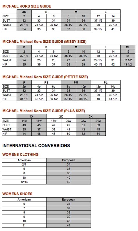 michael kors sizing run small|michael kors boot size chart.